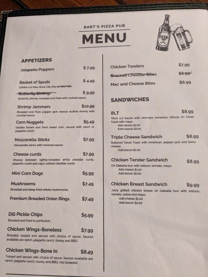 Bart's Pizza Pub