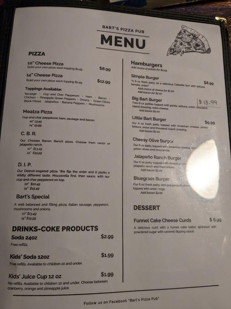 Bart's Pizza Pub